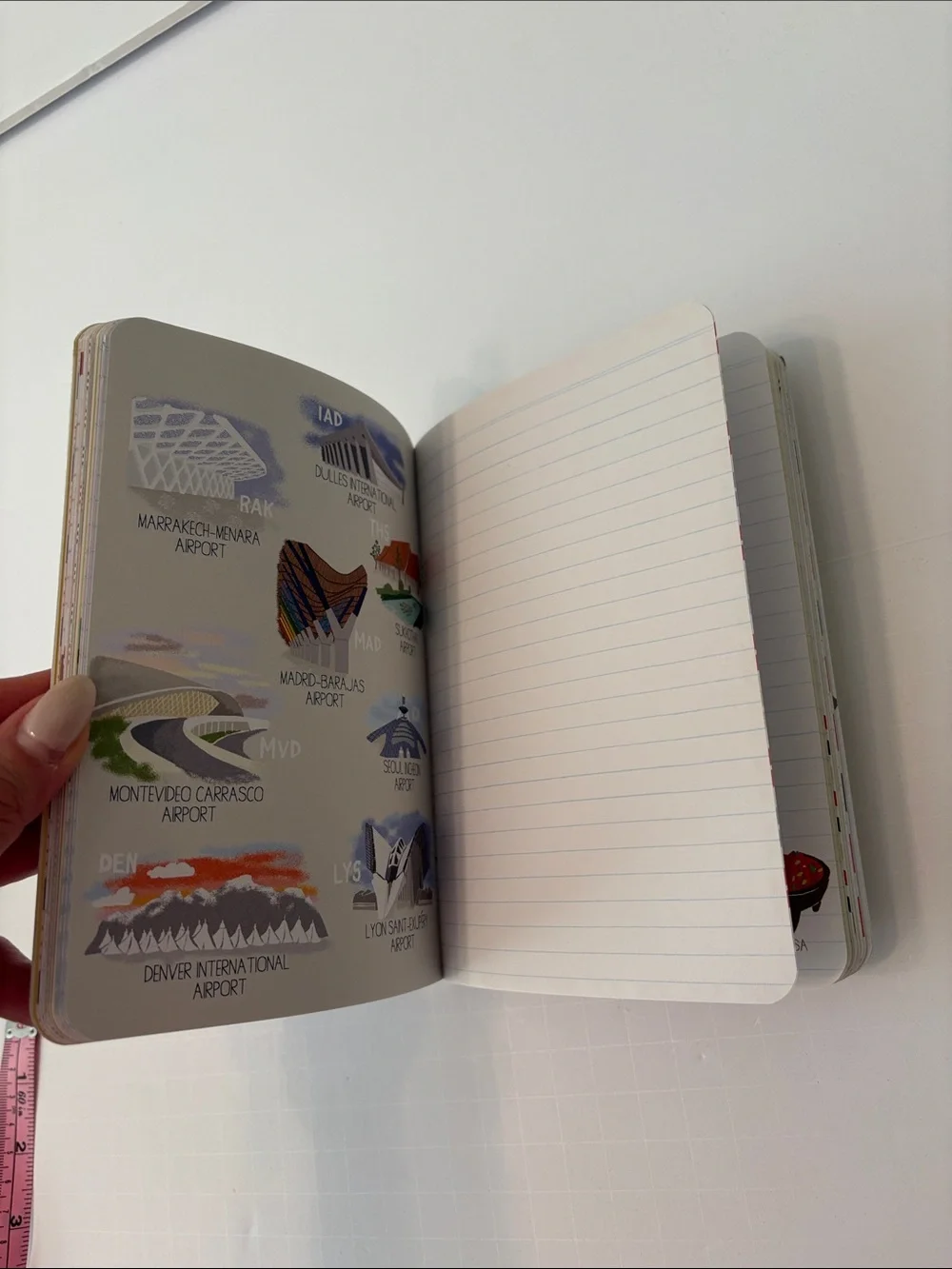 BNWT Anthropologie Stamp Collage Travel Journal